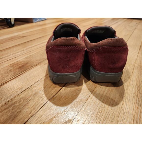 Clarks Women slip on Casual Clog Comfort Red sz 9M - Picture 3 of 7